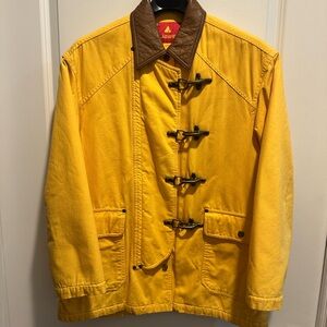 Source Unknown Yellow Field Jacket with Brown Collar